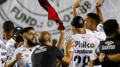 santos jugara la final de la libertadores contra palmeiras tras golear a boca