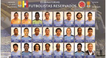 de arrascaeta, novedad de reservados por tabarez para venezuela y colombia