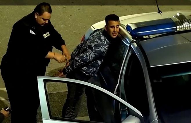 Foto: captura de video captado por las cámaras de seguridad del Ministerio del Interior.