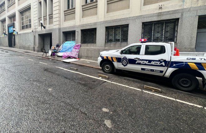 Foto: Subrayado. Escena del ataque, en Ciudad Vieja.