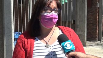 Secretaria general del sindicato de maestros, Elbia Pereira.