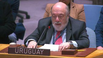 Carlos Amorín, representante de Uruguay en el Consejo de Seguridad de la ONU.