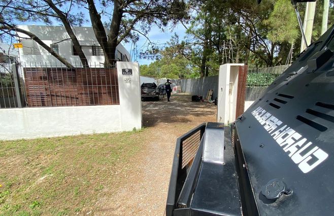 Foto: Subrayado. Vivienda del allanamiento, en Médanos de Solymar.