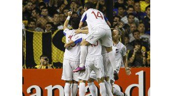 Nacional le ganó 1 a 0 a Boca en La Bombonera