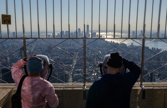 Visitas al Empire State Building en el piso 86