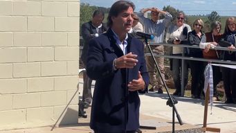 el pais esta mejor, dijo lacalle pou al participar en inauguracion del hogar de ancianos