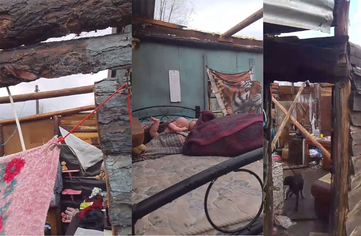 "Todo se me voló, todo": el relato de una familia a la que se le voló el techo de la casa durante el temporal en Salto