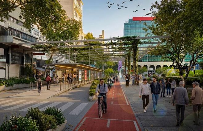 Troncal-18-de-Julio-frente-a-plaza-entrevero