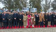 Presidente Lacalle Pou participó este domingo del acto por el 199° aniversario de la Declaratoria de la Independencia