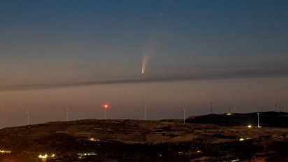 esta noche se podria ver a simple vista el cometa neowise (si el tiempo lo permite)
