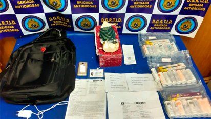 detenido en tres cruces tras intentar enviar cocaina a francia