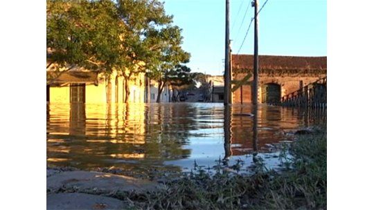 Leve disminución de evacuados; Salto Grande cerca de nivel normal