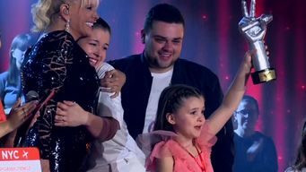 sol munoz es la ganadora de la voz kids uruguay elegida por el voto del publico