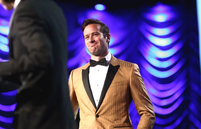 En 2018, Arnie Hammer en el festival de Palm Springs