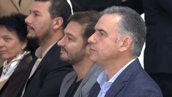 Yamandú Orsi en acto por las Mipymes.
