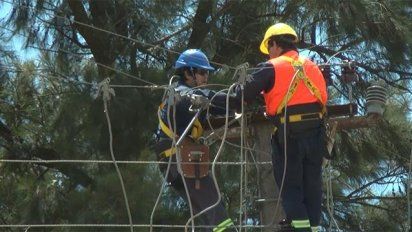 murio un funcionario de ute en tareas de reparacion tras temporal