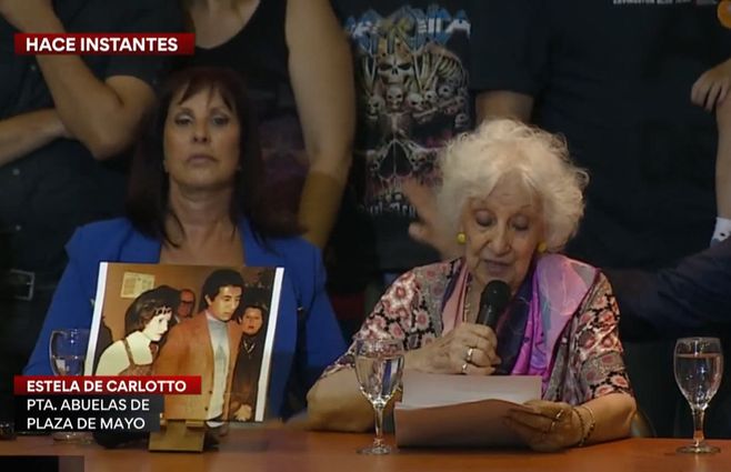 Abuelas de Plaza de Mayo brindó una conferencia de prensa tras el hallazgo del nieto 131.