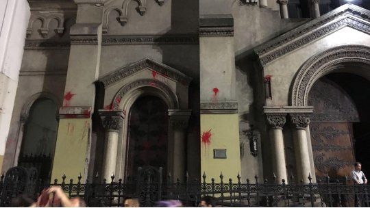 iglesia vandalizada