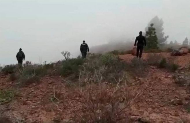 Imagen de la búsqueda facilitada por la Guardia Civil a El País de España.