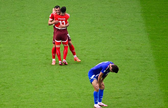 Suiza le ganó a Italia en octavos de la Eurocopa. 