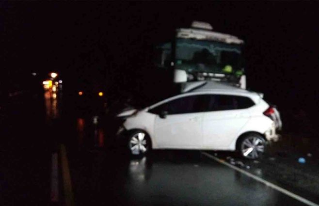 Imagen del accidente que sufrió una madre y su bebé