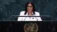 en venezuela habra elecciones, asegura presidenta interina en discurso ante la onu