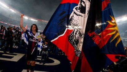 psg goleo 4-0 a dijon con gol de cavani y celebro el titulo de liga de francia