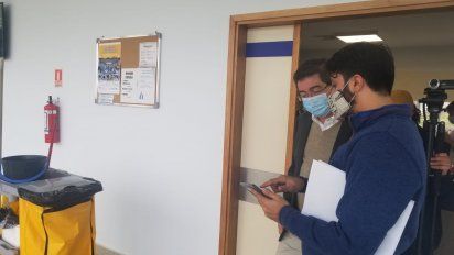 Cipriani recorriendo el departamento