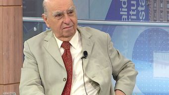 Julio María Sanguinetti, expresidente y secretario general del Partido Colorado.