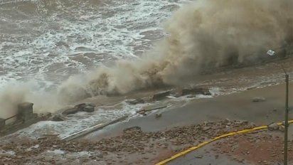 inumet extendio la alerta amarilla por vientos fuertes hasta medianoche