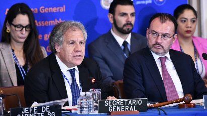 Luis Almagro, secretario general de la OEA.