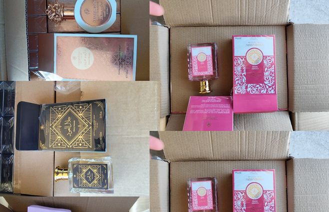 Fotos: Aduanas. Incautación de perfumes en el Puerto de Montevideo.