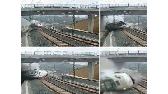 Maquinista de tren accidentado en España quedó libre con cargos