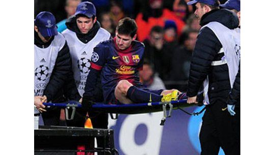 Pensé lo peor por el dolor, dijo Messi, pero no fue nada