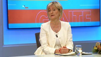 Gabriela Valverde en Arriba gente, Canal 10.