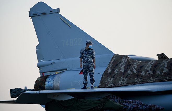 China, Fuerza Aérea. Foto: archivo AFP.