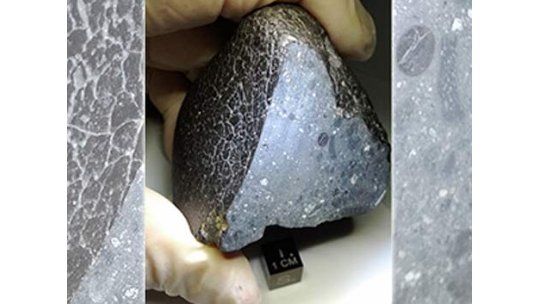 Hallan sorprendente meteorito procedente de la corteza de Marte