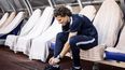 Forlán en la previa del debut como DT ante Japón. Foto: AUF y Selección Uruguaya en X (oficial).