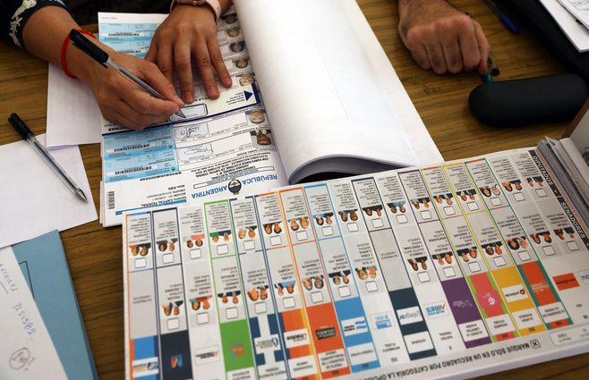 Foto: AFP. Elecciones legislativas en Argentina.