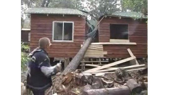 Turbonadas afectaron a Artigas y La Paloma; evalúan los daños