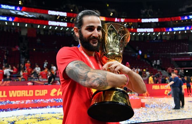 Ricky Rubio., considerado el jugador más valioso de la final y del torneo