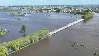Foto: Subrayado. Imagen aérea del acceso a San José, el 21 de marzo de 2024.