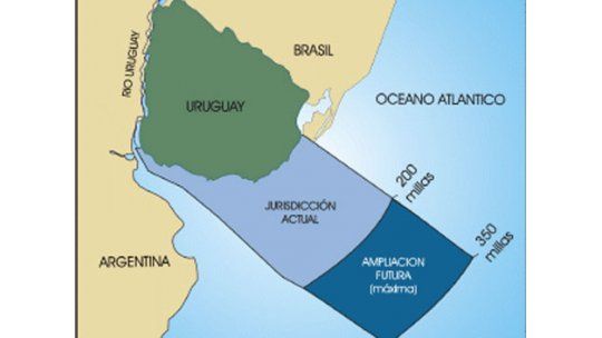 Uruguay es más grande: amplió su territorio sobre el océano