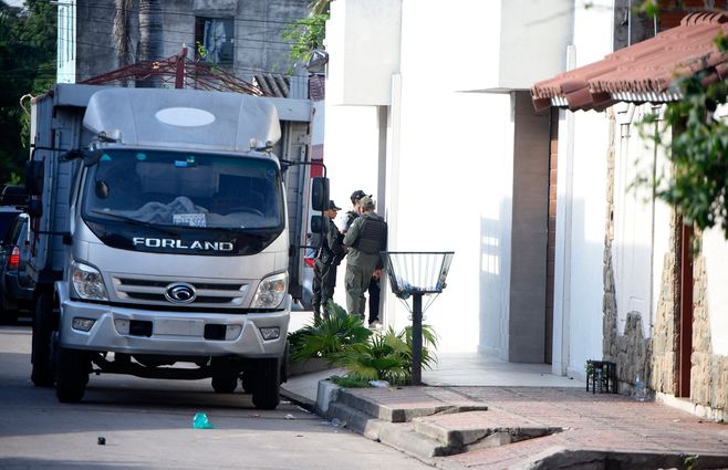 Operativo para la captura de Marset. Foto: AFP