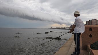 tiempo nuboso con maxima de 15ºc en montevideo