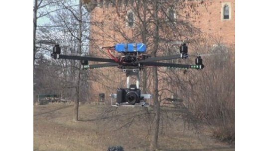 El ojo volador, última tecnología contra la violencia en Turín