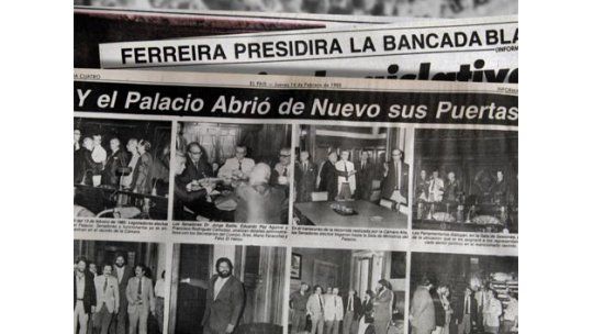 Retorno al Palacio Legislativo