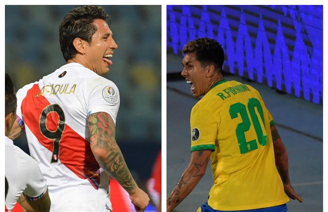 Lapadula y Firmini, opciones de gol para esta noche de Copa América