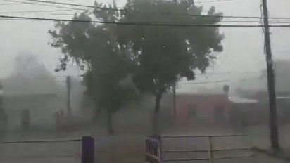 alerta amarilla por tormentas fuertes para el centro y norte del pais