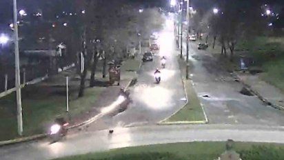 persecucion en moto a toda velocidad por maldonado termino con cinco detenidos